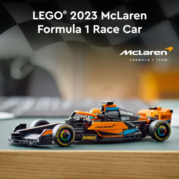 LEGO Speed Champions 2023 McLaren Formula 1 Race Car Toy for Play and Display, Buildable McLaren Toy Set for Kids, F1 Toy Gift Idea for Boys and Girls Ages 9 and Up who Enjoy Independent Play, 76919 - Image 4