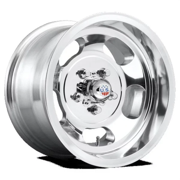 US Mag 1PC Aluminum Rim U101 INDY 17X10in High Luster Polished Finish, U10117008245