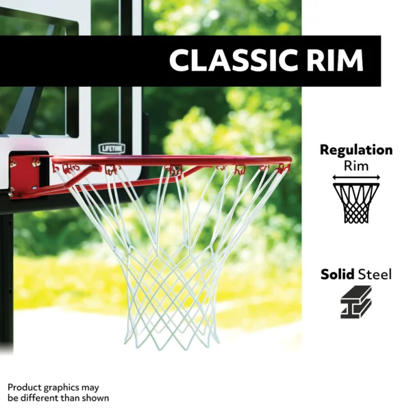 Lifetime Adjustable Portable Basketball Hoop, 46 inch Polycarbonate (90584) - Image 3