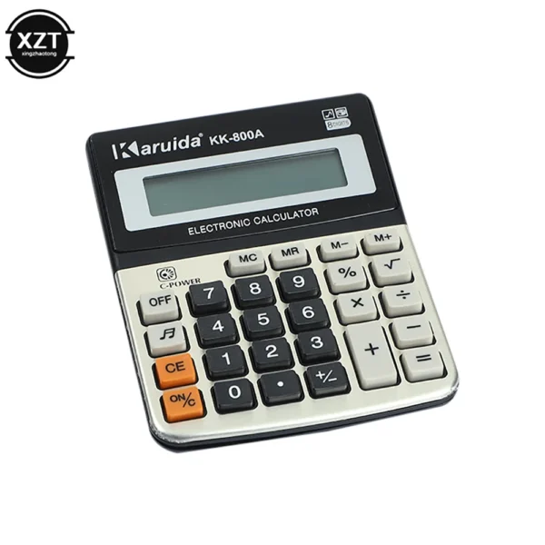 Portable Small Desktop Office Financial Calculator 8-digit Electronic Calculator with Sound Learning Office Supplies - Image 4