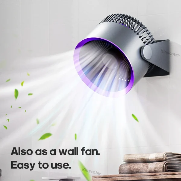 KINSCOTER Multifunctional Electric Fan Circulator Wireless Portable Home Quiet Ventilator Desktop Wall Ceiling Fan Air Cooler - Image 2