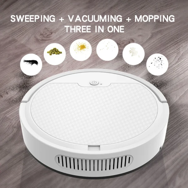 Robot Vacuum Cleaner Smart Remote Planned Control Wireless Sweeping Household Appliances To Clean The Floor Vacuum Cleaner Home - Image 5