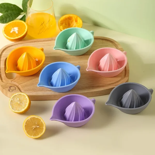 Manual Lemon Squeezer Portable Citrus Orange Juicer Fruit Vegetable Chopper Crusher Food Processor Silicone Kitchen Mini Blender - Image 3