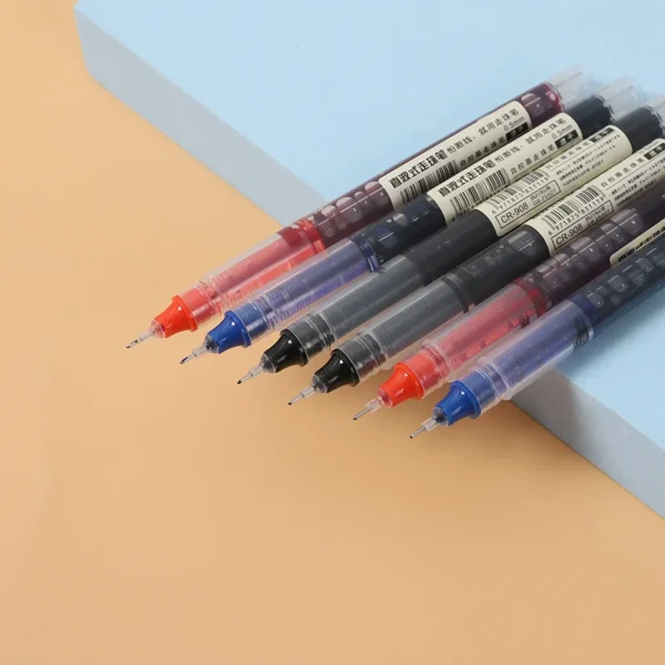 Gel Pen Business Office Students School Office Stationery Fine Nib Gel Pen Big Ink Capacity Ballpoint Black Blue Red Pen - Image 6