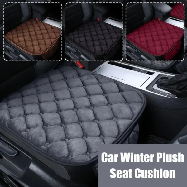 Universal Winter Warm Car Seat Cover Anti-slip Front Protector Seat Seat Soft Cushion Breathable Auto Pad Chair Covers Car C7W7