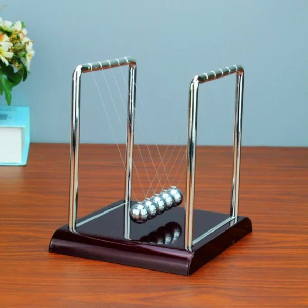 Newton’s Cradle Balance Ball Science Toy Laws of Conservation of Energy Toy Interactive Fidget for Office Stress Relief - Image 3