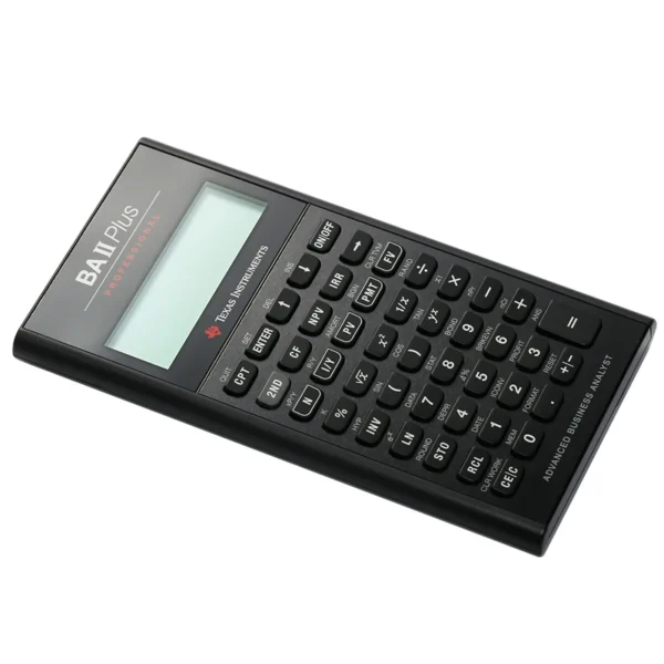 Texas Instruments Financial Calculator Ti BAII Plus Professional CFA/FRM Financial Accounting Bank Wealth Management Exam - Image 2