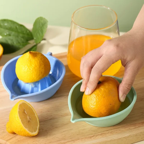 Manual Lemon Squeezer Portable Citrus Orange Juicer Fruit Vegetable Chopper Crusher Food Processor Silicone Kitchen Mini Blender