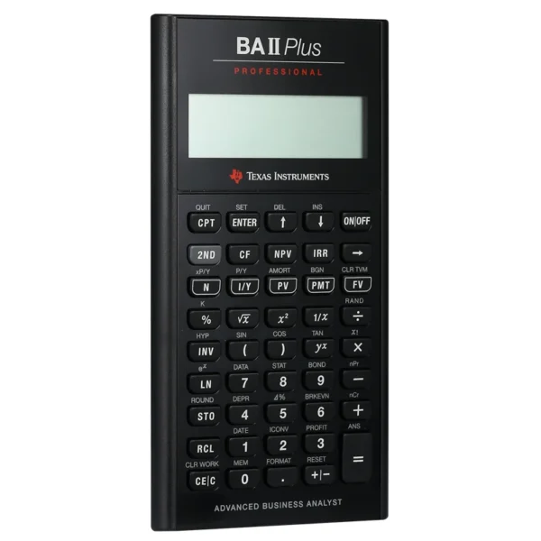 Texas Instruments Financial Calculator Ti BAII Plus Professional CFA/FRM Financial Accounting Bank Wealth Management Exam - Image 3