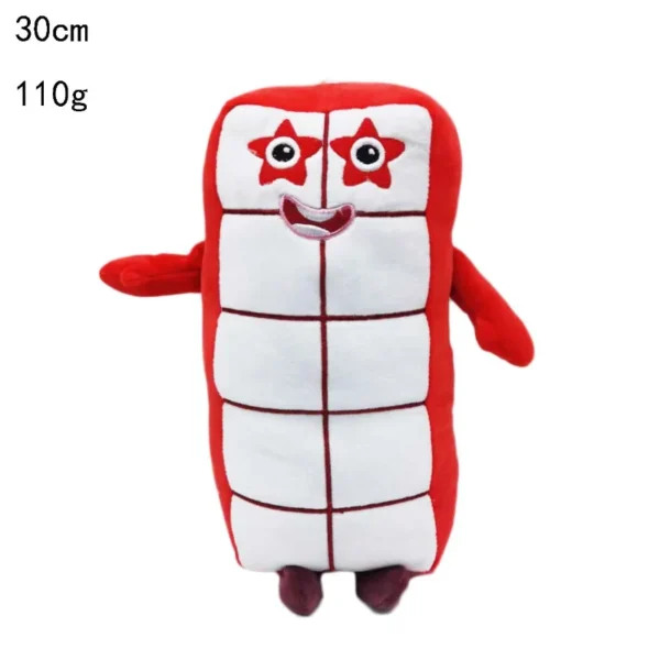 14-30cm Cartoon number Plush Doll Toy Educational Stuffed Movie TV number Toys Kids Gift early childhood education doll - Image 3