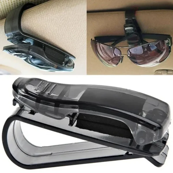 Car Glasses Fastener Clip Holder Auto Sun Visor Glasses Holder Sunglasses Clip Card Holder Eyeglasses Ticket Card Car Accessory