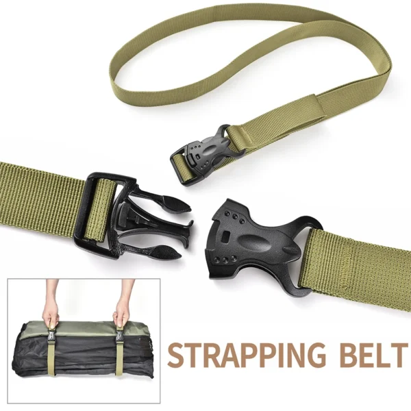 Nylon Cargo Strap Travel Tied Cargo Luggage Fastener Belt Strap with Buckle Travel Kits Outdoor Camping Tool Hiking Accessories