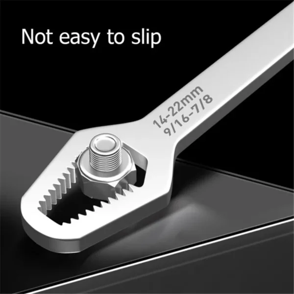 3-17mm 8-22mm Universal Multifunctional Torx Wrench Self-tightening Adjustable Wrench Board Double-head Torx Spanner Hand Tools - Image 5