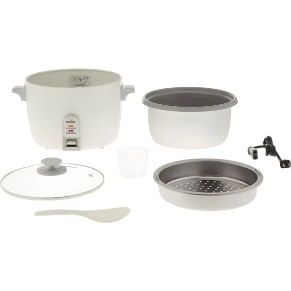 NHS-18 10-Cup (Uncooked) Rice Cooker,White - Image 2