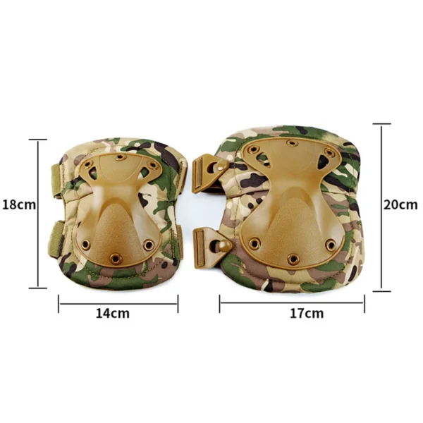 Tactical Knee Pad Elbow Airsoft Knee Elbow Protective Pads Combat Paintball Skate Outdoor Sports Safety Guard Gear - Image 2