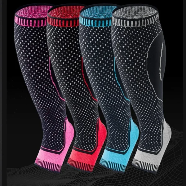 1 Pcs Sports Leg Pad Safety Running Cycling Compression Sleeves Calf Leg Shin Splints Breathable Leg Warmers Sports Protection - Image 5