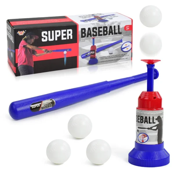 Children's Press Long And Short Baseball Toys Serve Sports, Fitness, Outdoor Sports, Leisure, Parent-Child Interaction Toy Set - Image 4