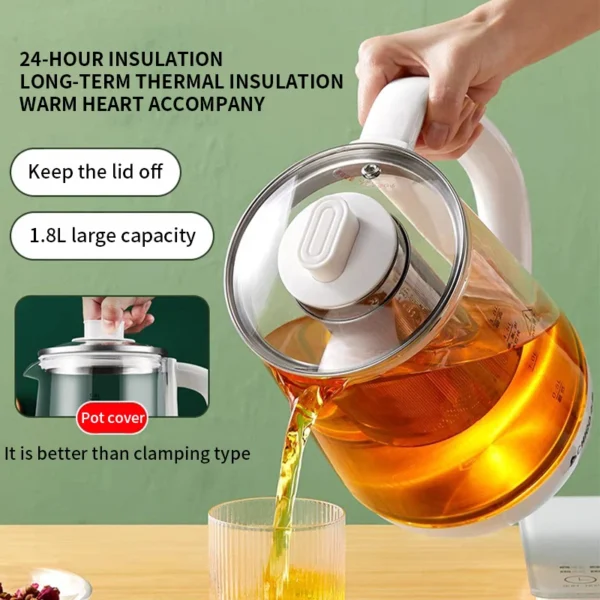 New 2024 220V CHIGO Health 1.8L pot automatic multifunctional tea maker household electric heating kettle CHIGO - Image 4