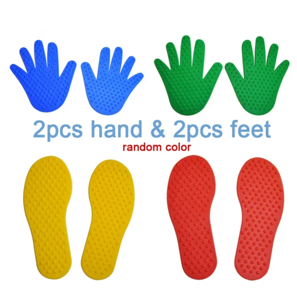 Hand and foot sports toys, busy and playful sensory games children's outdoor colorful crawling and jumping activity props - Image 5