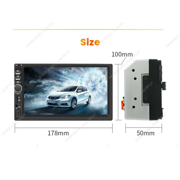 7-inch HD Touch Screen ND3 Universal Car Radio 2 Din Mirror Link FM Multimedia Video Player Stereo Audio Intelligent Systems BT - Image 3