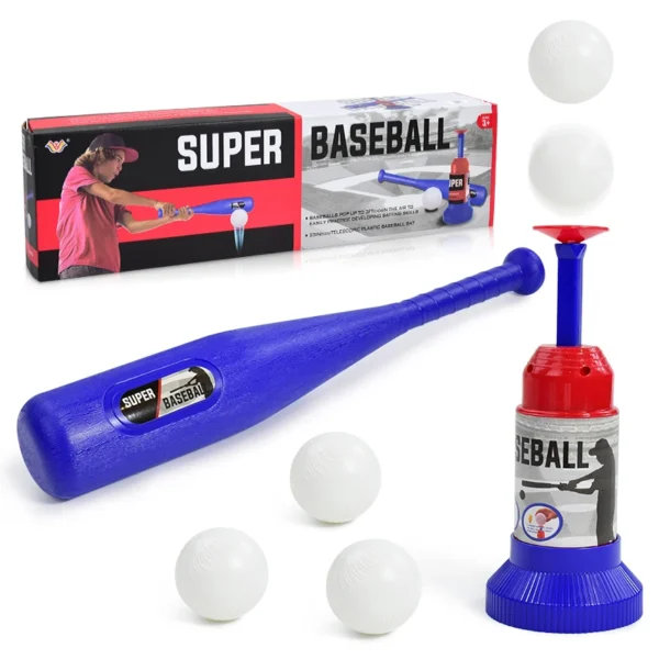 Children's Press Long And Short Baseball Toys Serve Sports, Fitness, Outdoor Sports, Leisure, Parent-Child Interaction Toy Set - Image 3