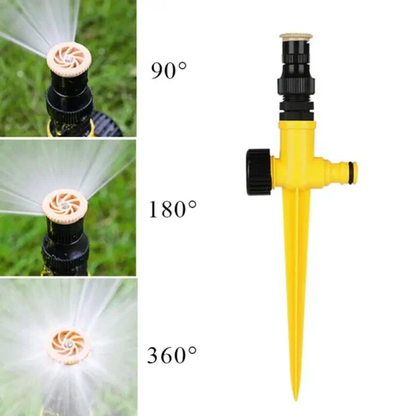 360° Garden Sprinkler Rotation Irrigation Watering System Automatic Agriculture Lawn Farm Greenhouse Spray Nozzle Tool - Image 5