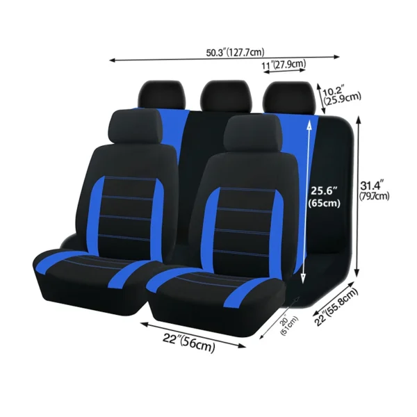 AUTO PLUS Universal Fabric Car Seat Covers Fit For Most Car Suv Truck Van Car Accessories Interior Seat Covers Car - Image 6