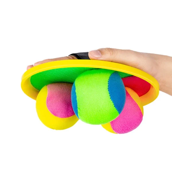 Set Kids Sucker Sticky Ball Toy Outdoor Sports Catch Ball Game Set Throw And Catch Parent-Child Interactive Outdoor Toys WYW - Image 6