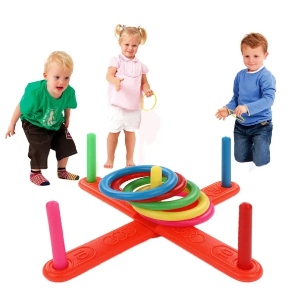 Ring Throwing Game Parent-child Interactive Activity Outdoor Fun Sports For Kids School Montessori Toys Coordinate Skill - Image 6