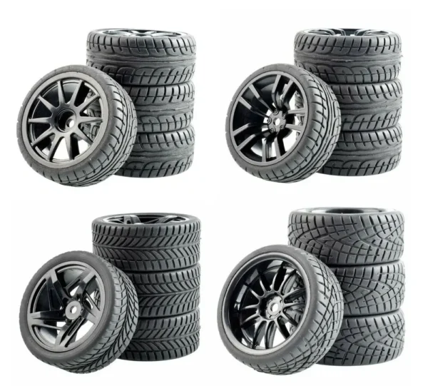 1/10 Onroad Touring Rc Car Wheel & Rubber Tires For Traxxas Nitro 4tec 4-tec 2.0 - Image 3