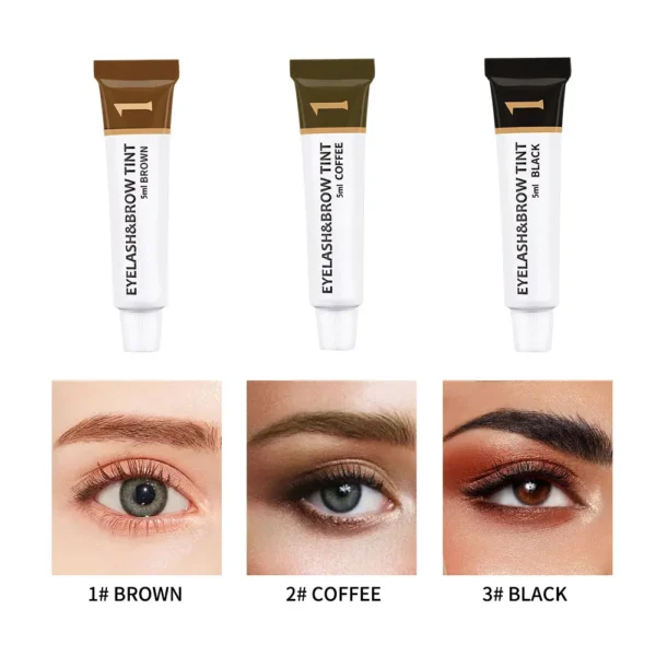 ICONSIGN Eyelash Eyebrow Dye Tint Kit Brow Enhancer Mascara Lift Tinting Tattoo Eyes Makeup Tools - Image 3