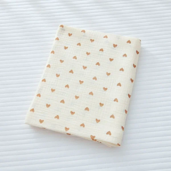 Newborn Muslin Blanket Baby Swaddle Summer Bedding Baby Stuff Thin Stroller Blanket Muslin Squares Receiving Blanket - Image 6