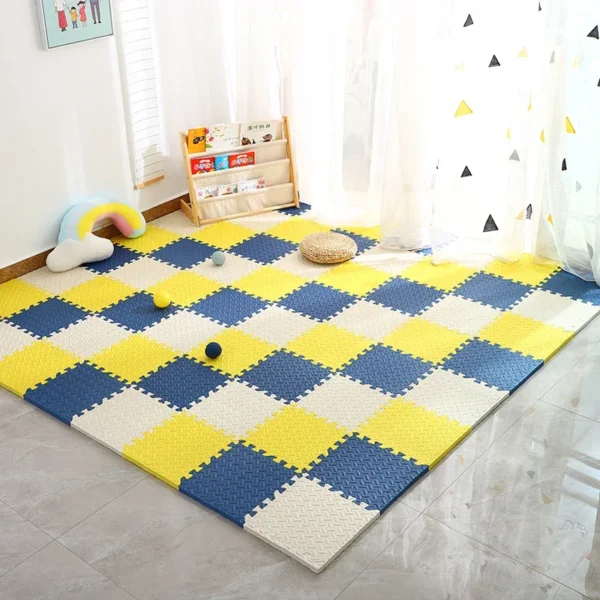 12pcs Foam Baby Play Mat Puzzle Mat Kids Interlocking Exercise Tiles Rugs Floor Tiles Toy Carpet Soft Carpet 30*30*1cm - Image 6