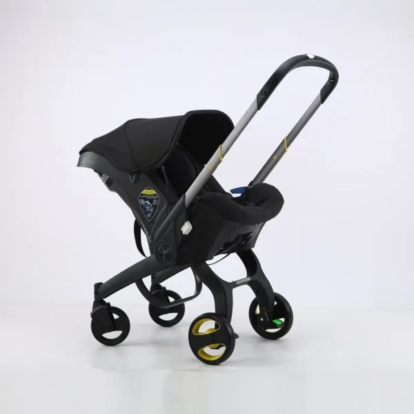 0-24 Months Baby 4-in-1 Cradle Satchel Basket Pushchair Car Seat Baby stroller can sit or lie down with one-touch folding