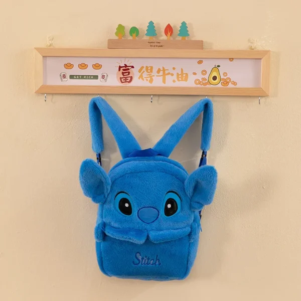 Disney Stitch Anime Backpack Funny Cartoon Large-Capacity Plush Student Backpack Kindergarten Bag Baby Boy girls kids Gift - Image 5