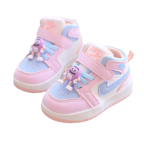 New Baby Girls Sneakers Board Shoes Cartoon Prints Soft Bottom Non-slip Children Casual Walking Shoes Boy Kids Children Shoes - Image 5